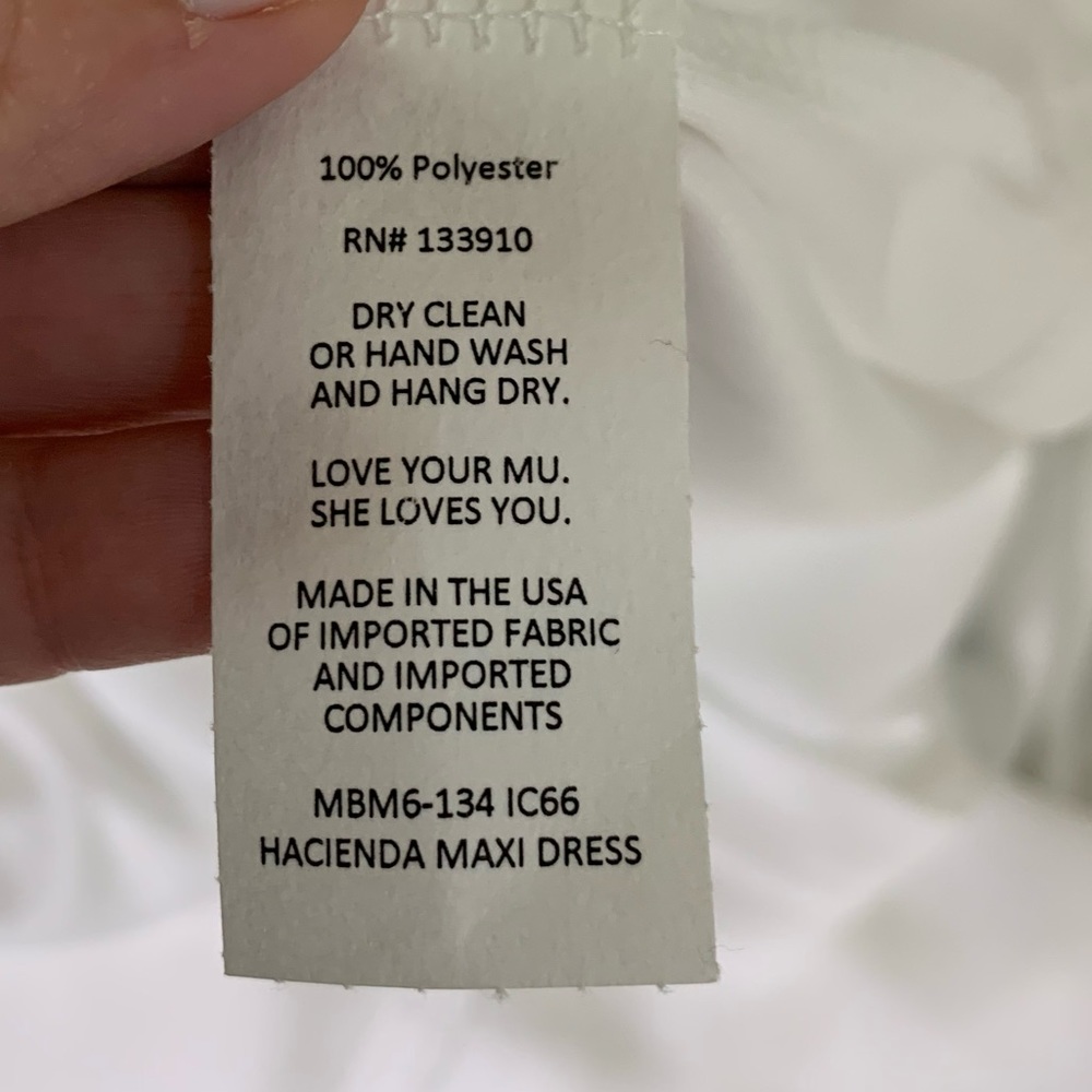 Show Me Your Mumu Hacienda Maxi Dress White - Picture 7 of 9